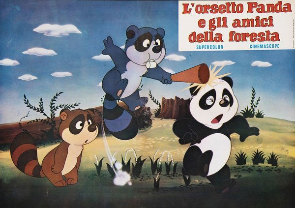 Fotobusta 6 per il film L'orsetto panda e gli amici della foresta (1973)