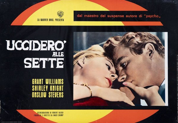 Fotobusta 8 per il film Ucciderò alle sette (1962)