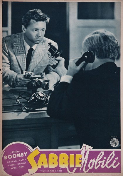 Fotobusta 2 per il film Sabbie mobili (1951)