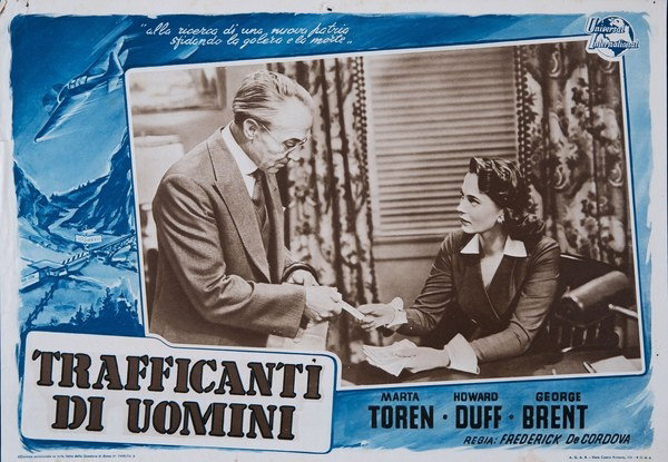 Fotobusta 8 per il film Trafficanti d'uomini (1949)