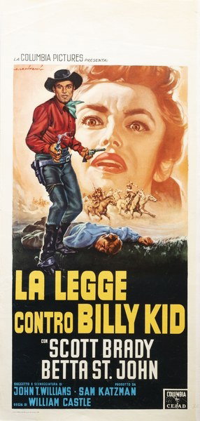 La legge contro Billy Kid - Locandina 2