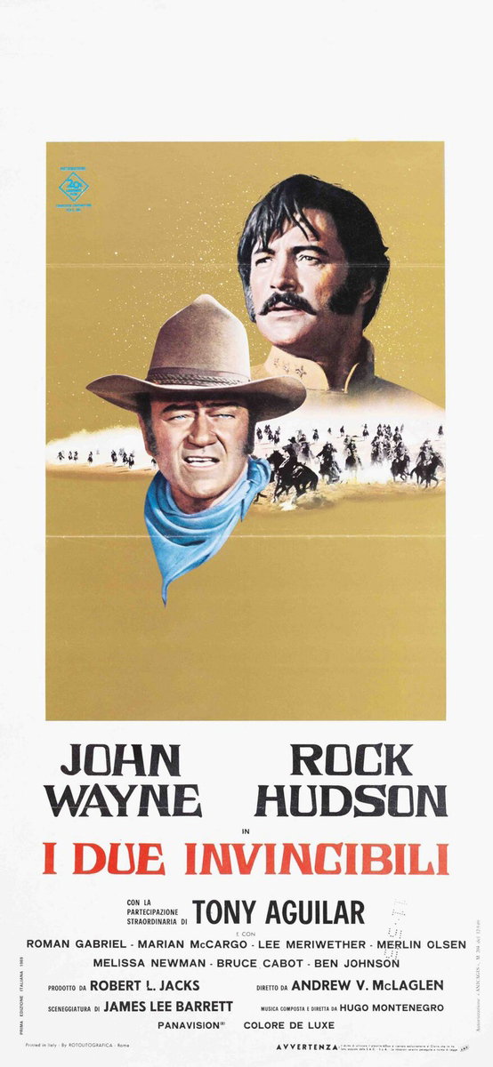 The Undefeated - Lobby Card 1