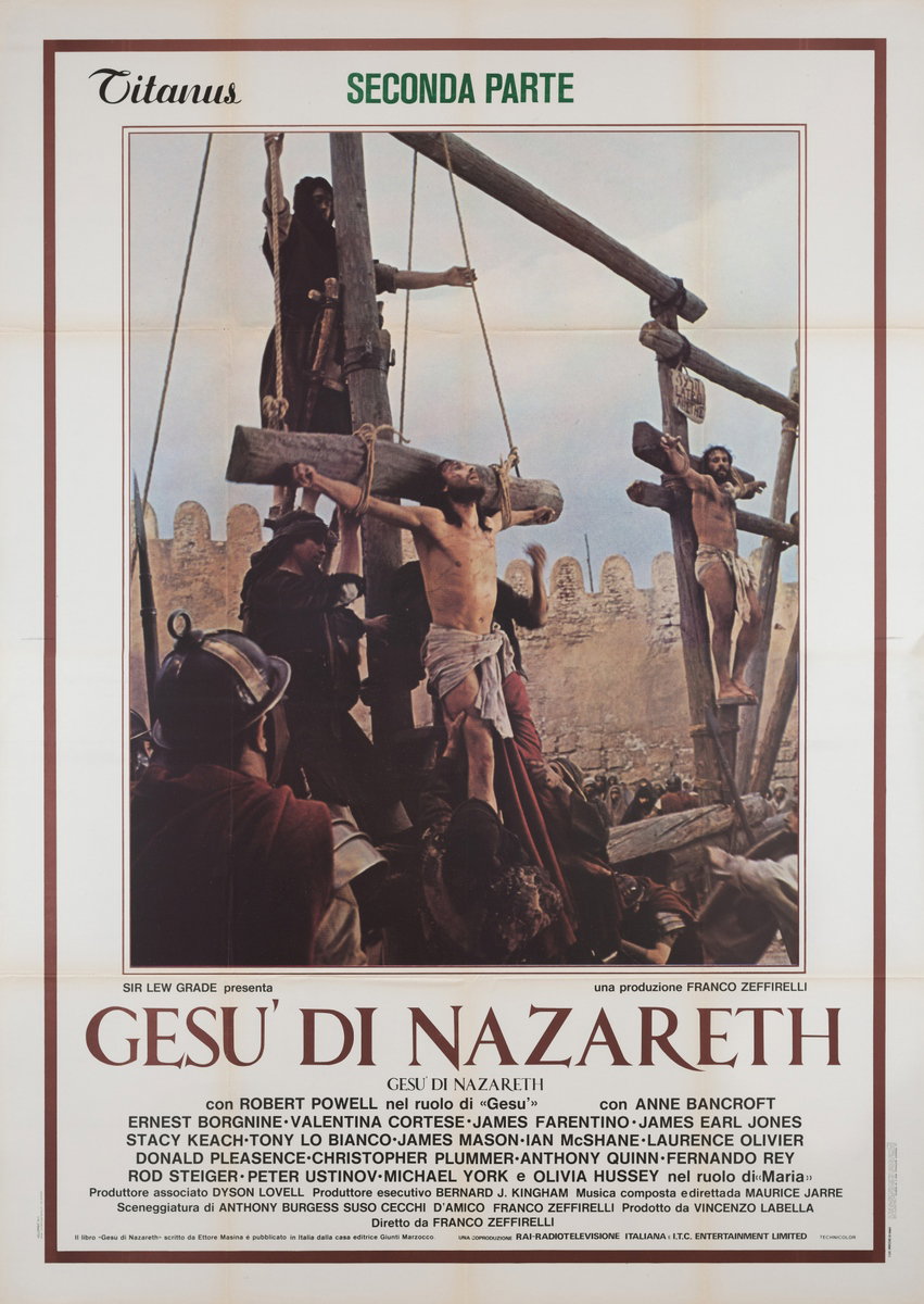 Poster 2 for the film Jesus of Nazareth (1977)