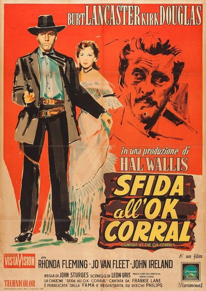 Manifesto 2 per il film Sfida all'O.K. Corral (1957)