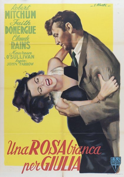 Una rosa bianca per Giulia - Manifesto 1