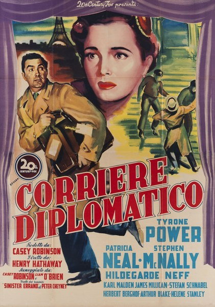 Poster 2 for the film Diplomatic Courier (1952)