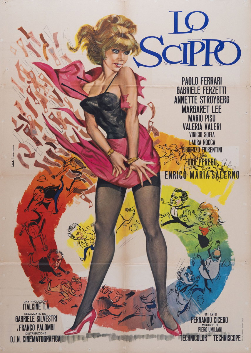 Manifesto 2 per il film Lo scippo (1965), dipinto da Piero Ermanno Iaia