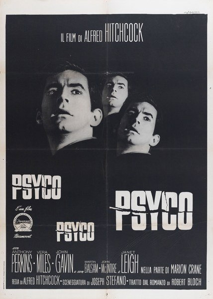 Poster 3 for the film Psycho (1960)