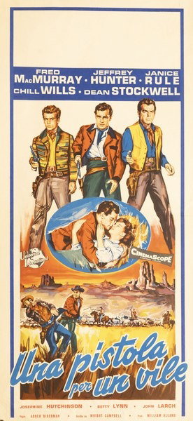 Locandina 2 per il film Una pistola per un vile (1956)