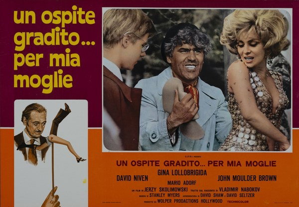 Lobby Card 8 for the film King, Queen, Knave (1972), painted by Luciano Crovato