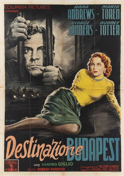 Destinazione Budapest - Manifesto 1