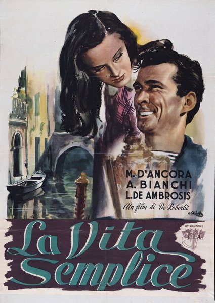 Manifesto 2 per il film La vita semplice (1945)
