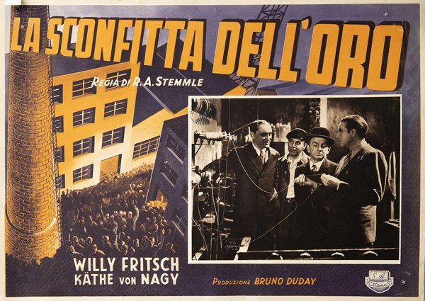 La sconfitta dell'oro - Lobby Card 1