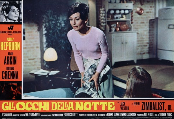 Lobby Card 4 for the film Wait Until Dark (1967), painted by Renato Ferrini