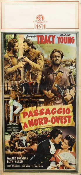 Locandina 2 per il film Passaggio a Nord-Ovest (1940)