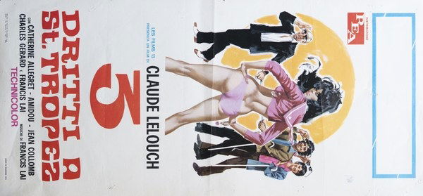 Tre dritti a Saint Tropez - Locandina 1