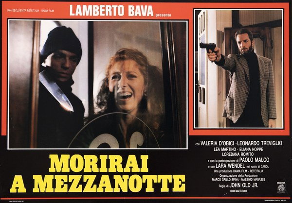 Lobby Card 3 for the film You'll Die at Midnight (1986)
