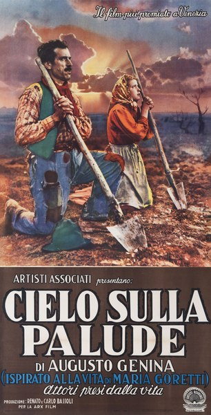 Manifesto 3 per il film Cielo sulla palude (1949)