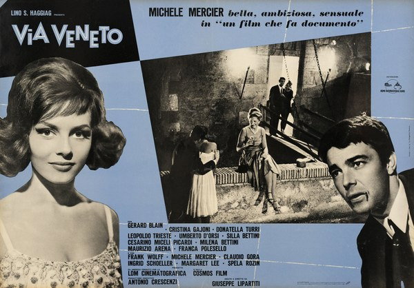 Fotobusta 3 per il film Via Veneto (1964)