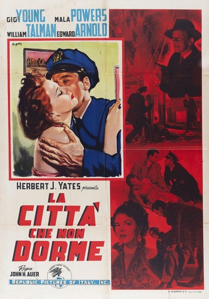 La città che non dorme - Manifesto 1