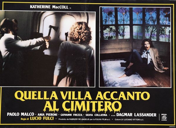 Fotobusta 3 per il film Quella villa accanto al cimitero (1981)
