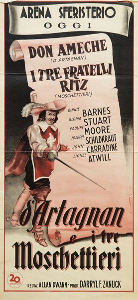 D'Artagnan e i tre moschettieri - Locandina 1