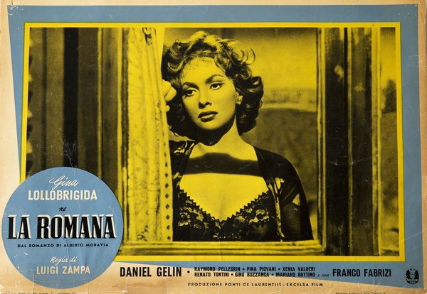 Fotobusta 2 per il film La romana (1954)