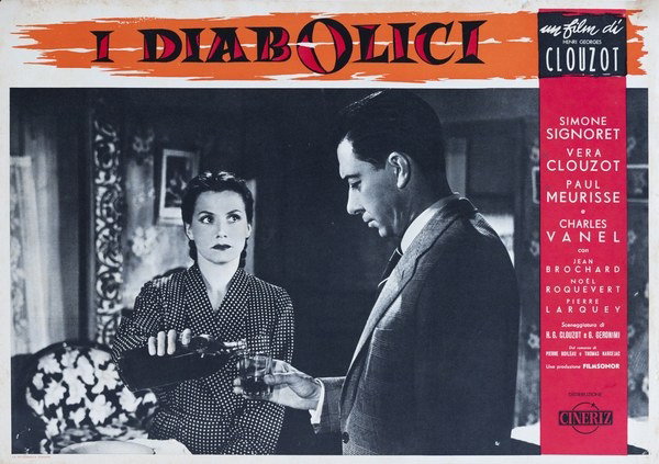 Fotobusta 4 per il film I diabolici (1955)