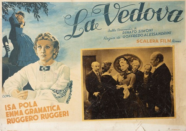 Fotobusta 2 per il film La vedova (1939)