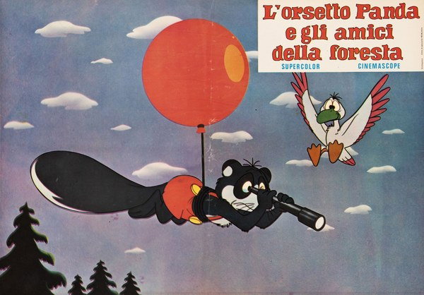 Fotobusta 3 per il film L'orsetto panda e gli amici della foresta (1973)