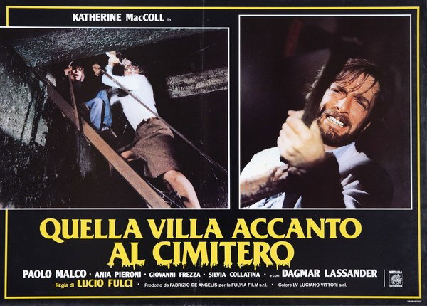Fotobusta 8 per il film Quella villa accanto al cimitero (1981)
