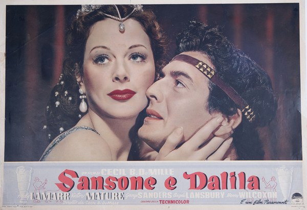 Fotobusta 9 per il film Sansone e Dalila (1949)