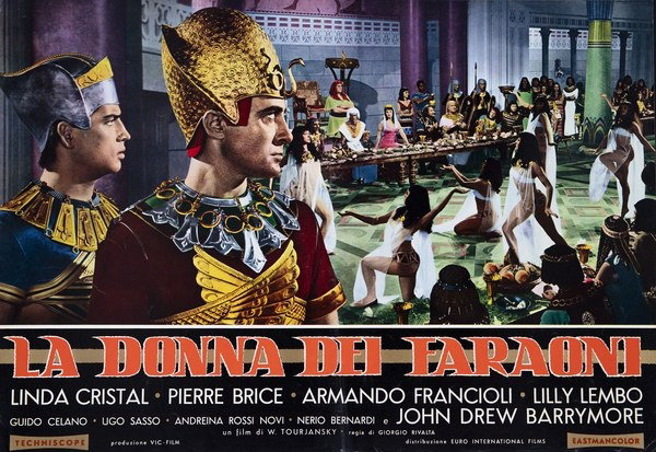 Fotobusta 6 per il film La donna dei faraoni (1960)