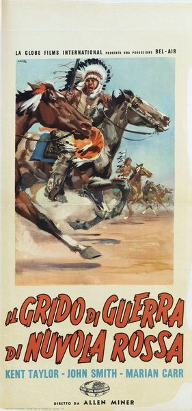 Il grido di guerra di nuvola rossa - Lobby Card 1