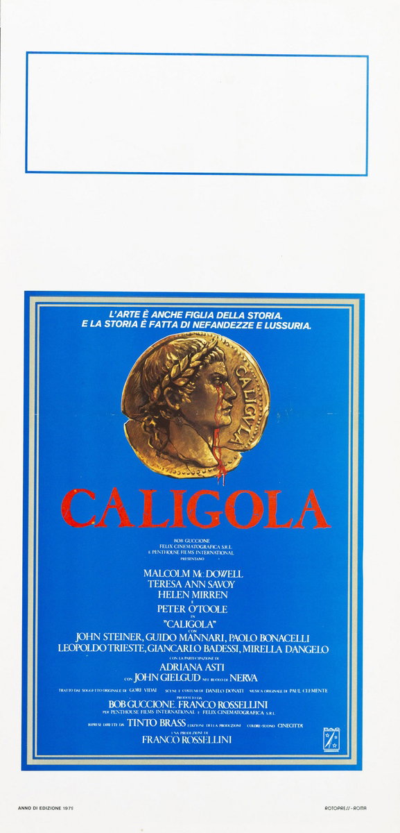 Locandina 2 per il film Io, Caligola (1980), dipinto da Fantini