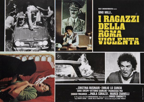 Lobby Card 5 for the film The Children of Violent Rome (1976)