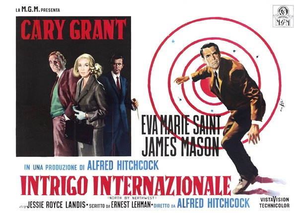 Manifesto 4 per il film Intrigo internazionale (1959)