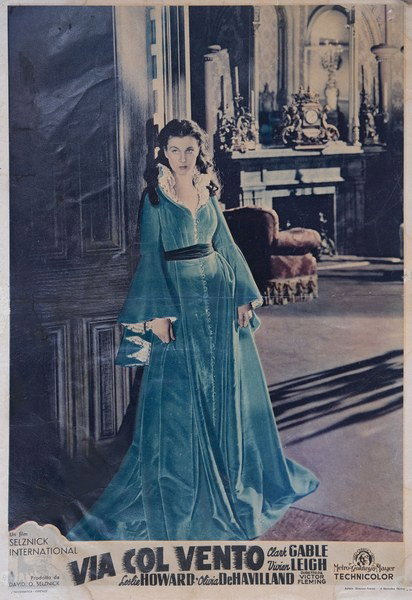 Fotobusta 5 per il film Via col vento (1939)