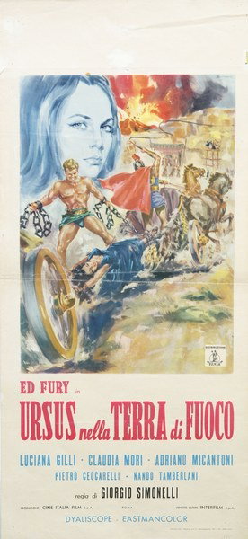 Ursus in the Land of Fire - Lobby Card 1