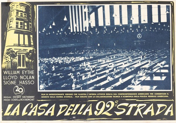 Fotobusta 2 per il film La casa della 92° strada (1945)