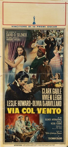 Locandina 4 per il film Via col vento (1939)