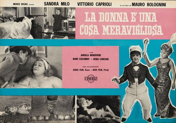 Fotobusta 3 per il film La donna è una cosa meravigliosa (1964)