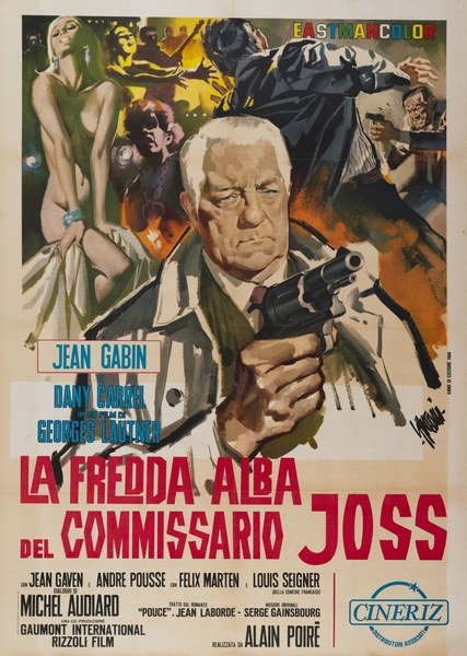 Poster 2 for the film Pasha (1968), painted by Sandro Simeoni (Symeoni)