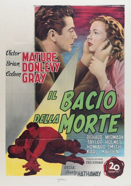 Il bacio della morte - Manifesto 2
