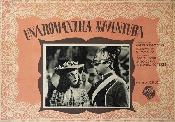 Fotobusta 4 per il film Una romantica avventura (1940)