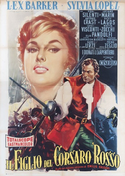 Il figlio del corsaro rosso - Manifesto 2