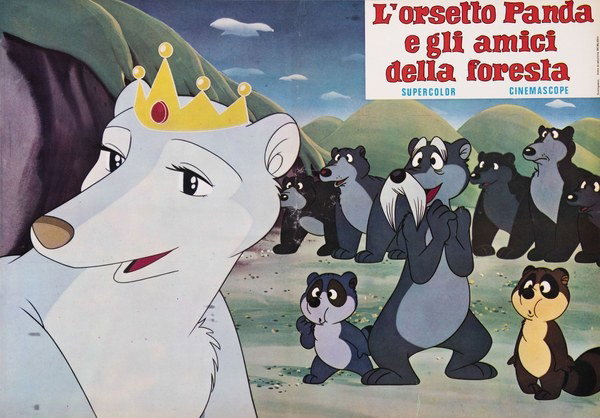 Fotobusta 4 per il film L'orsetto panda e gli amici della foresta (1973)