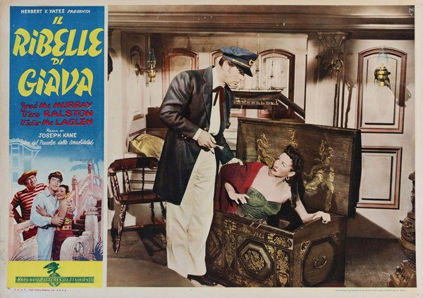 Fotobusta 3 per il film Il ribelle di Giava (1953)
