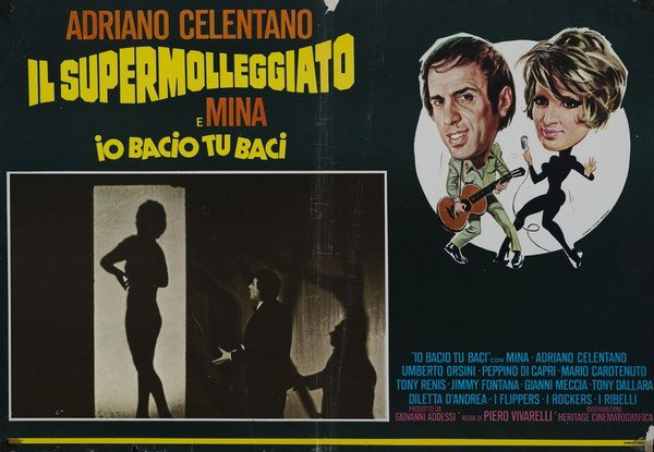 Lobby Card 6 for the film I Kiss... You Kiss (1961), painted by Piovano | Studio Paradiso