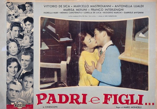 Fotobusta 2 per il film Padri e figli (1957)